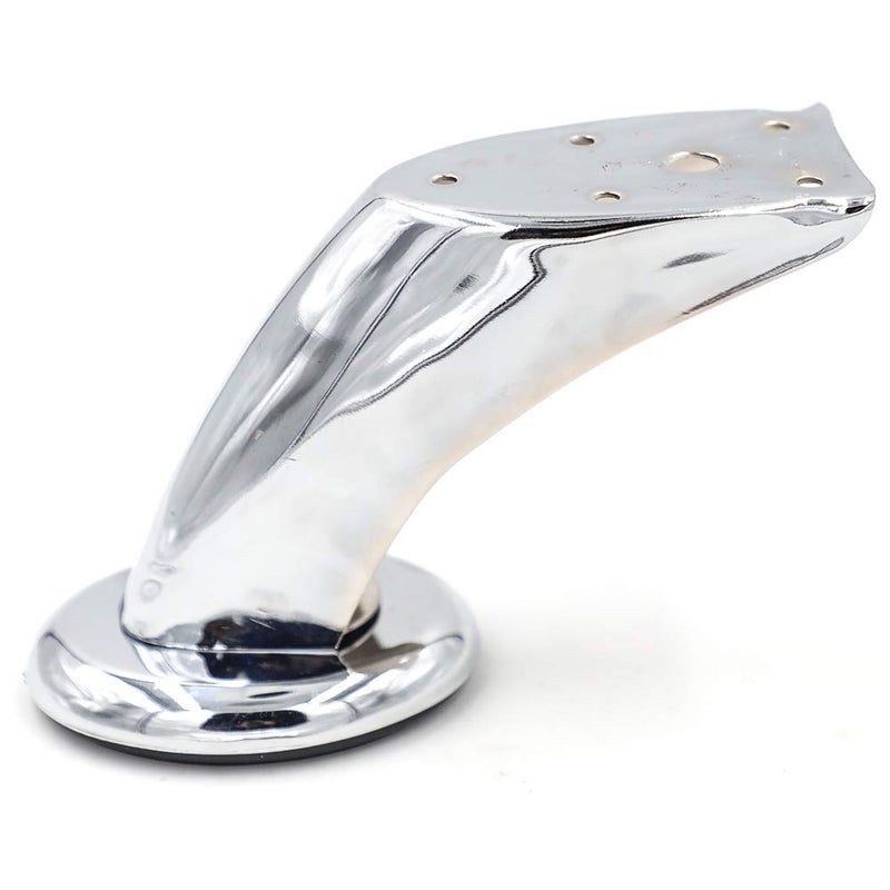 DiER 4 x Chrome Metal Sofa Leg Replacement Leg Chairs Wardrobe Feet Strong Chair Leg 120mm - Image 2